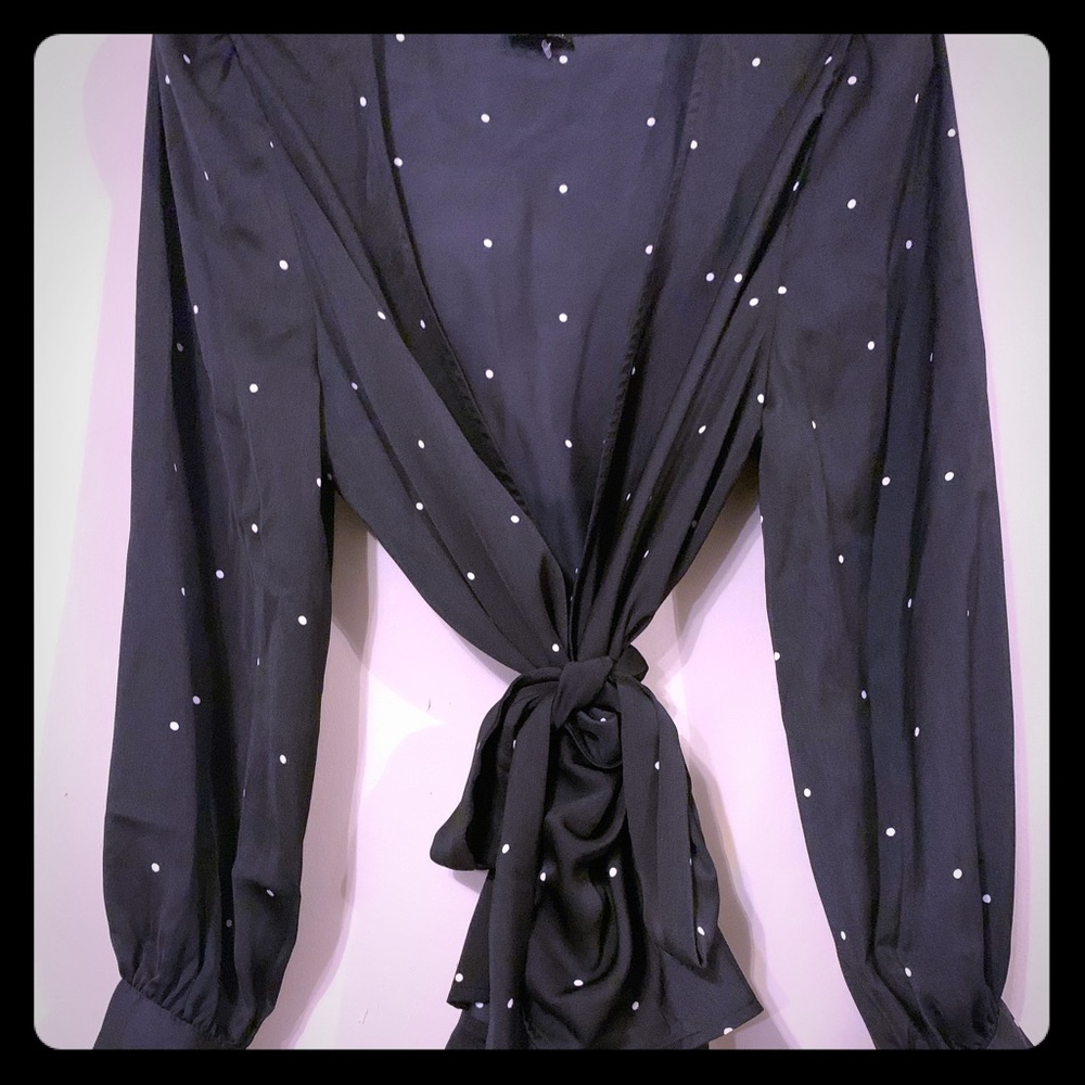 Stella & Dot - YOU DO YOU polka dot blouse